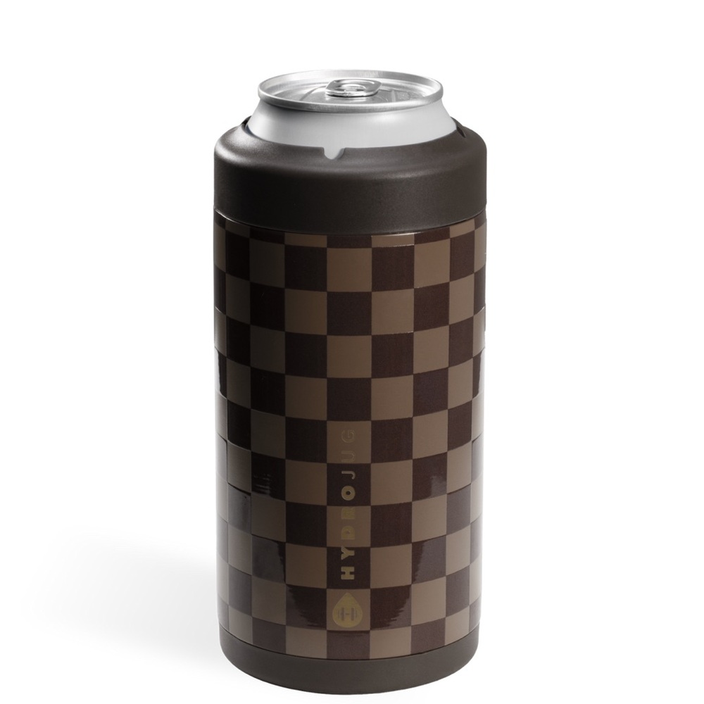 🆕 HydroJug Can Cooler 16oz | Autumn Checkers